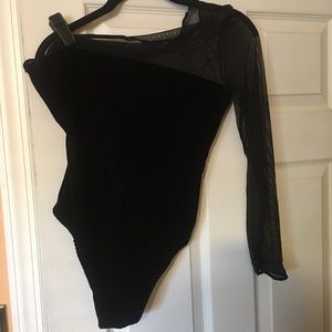 Victoria’s Secret sheer sleeve bodysuit